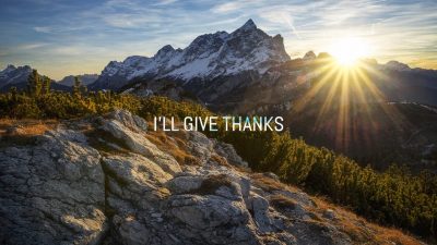 I'll Give Thanks feat. Kirby Kaple PPTX Worchip