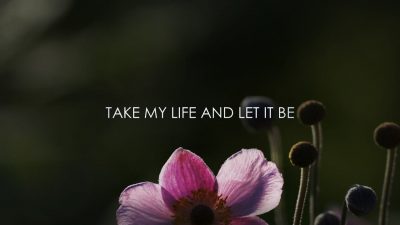 Take My Life And Let It Be