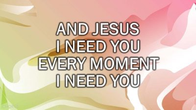 Jesus I Need You (Hillsong) v1