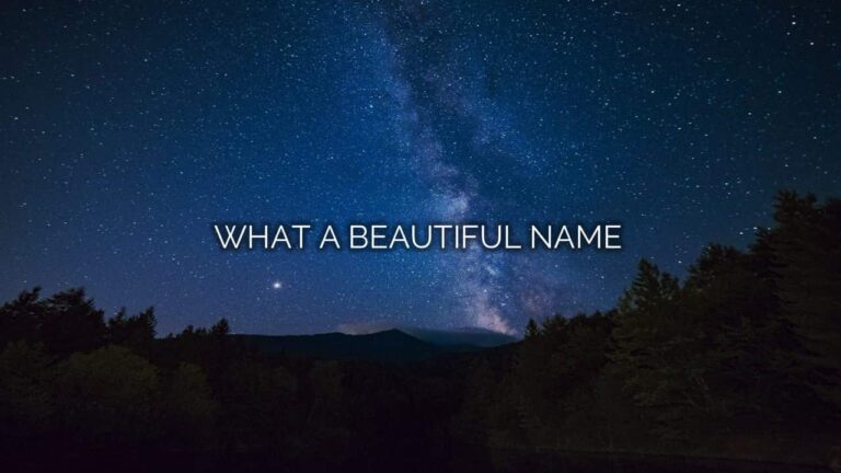 What A Beautiful Name represents the exaltation of Jesus Christ, providing biblical hope and redemptive truth for worshippers.