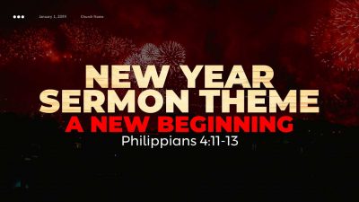 New Year Sermon Theme Template