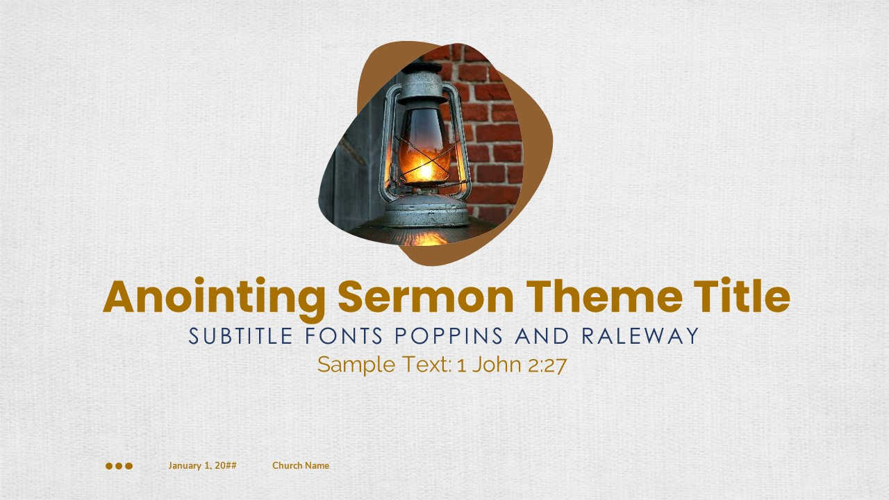 Sermon PowerPoint Creator Templates Bundle #1 (New Year, Fasting, Harvest, Anointing) - Image 3