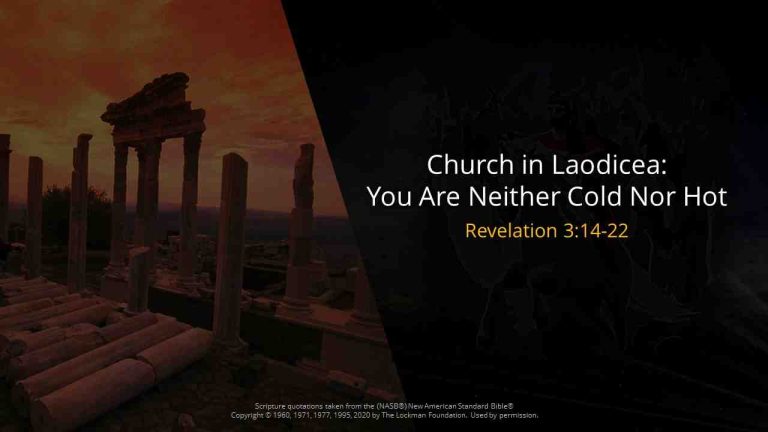Church in Laodicea: You Are Neither Cold Nor Hot Revelation 3.14-22 lyrics free download link